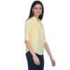 Regular Fit Solid 3/4 Formal Shirt For Women