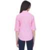 Regular Fit Solid 3/4 Formal Shirt For Women