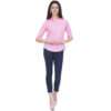 Regular Fit Solid 3/4 Formal Shirt For Women