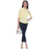 Regular Fit Solid 3/4 Formal Shirt For Women