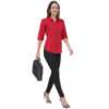 Regular Fit Solid 3/4 Formal Shirt For Women