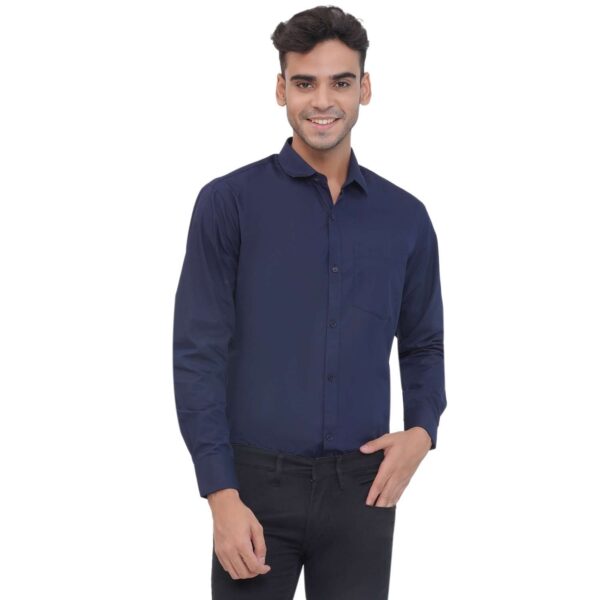 Men's blue Formal Shirt for Office & Business Wear – Blue