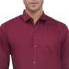 Men's Regular Fit Cotton Formal Shirt for Office & Business Wear – White