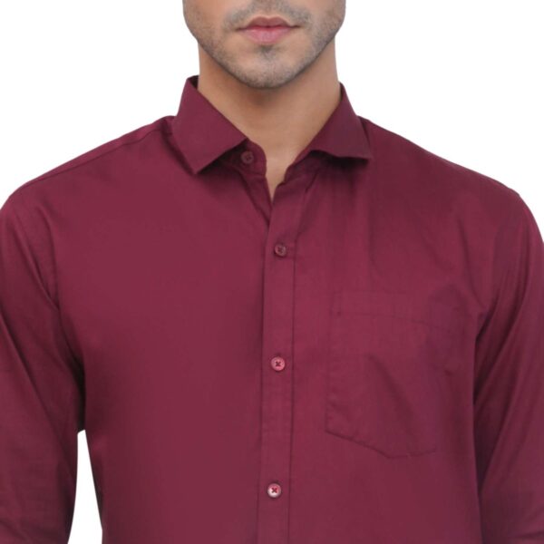 Men's Regular Fit Cotton Formal Shirt for Office & Business Wear – White