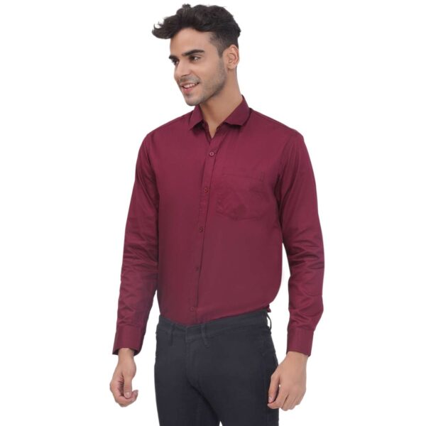 Men's Regular Fit Cotton Formal Shirt for Office & Business Wear – White
