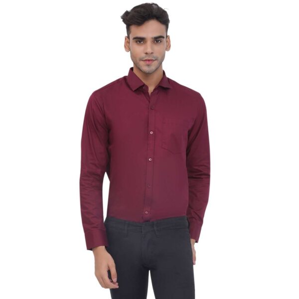 Men's Regular Fit Cotton Formal Shirt for Office & Business Wear – White