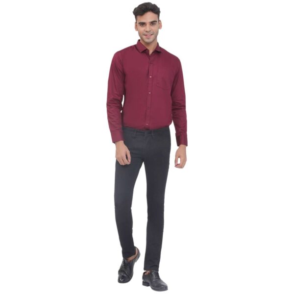 Men's Regular Fit Cotton Formal Shirt for Office & Business Wear – White