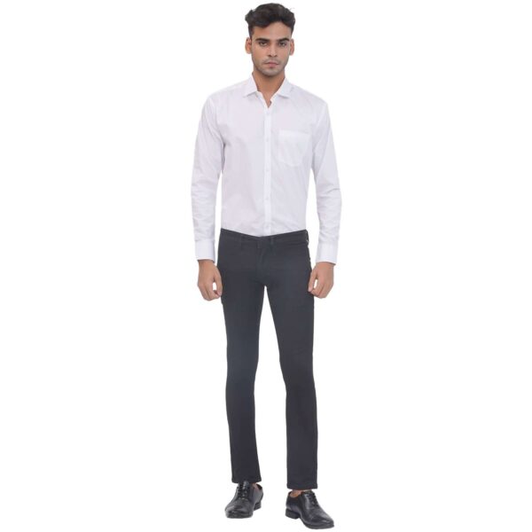 Men's Regular Fit Cotton Formal Shirt for Office & Business Wear – White