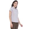 Women's Half Sleeve Solid Formal Shirt