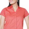 Women's Half Sleeve Solid Formal Shirt