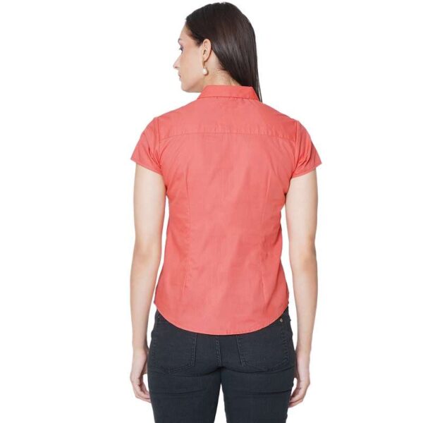 Women's Half Sleeve Solid Formal Shirt