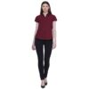 Women's Half Sleeve Solid Formal Shirt