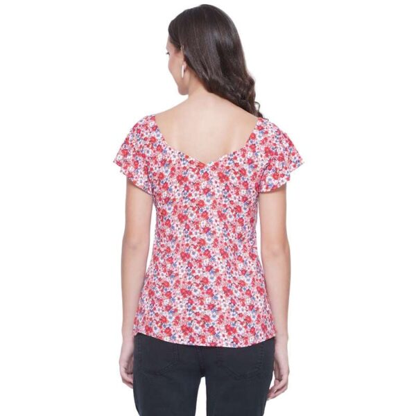 Women's Casual Cap Sleeve Deep Neck Crop Tunic Top