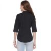 Regular Fit Solid 3/4 Formal Shirt For Women