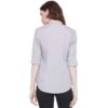 Regular Fit Solid 3/4 Formal Shirt For Women