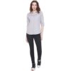 Regular Fit Solid 3/4 Formal Shirt For Women
