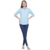 Regular Fit Solid 3/4 Formal Shirt For Women