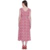 Women’s Floral Print Wrap V Neck Dress