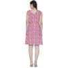 Women's Sleeveless Wrap Floral Print Midi Dress
