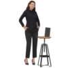 Women’s 100% Cotton Full Sleeve Spread Collar Solid Formal Shirt