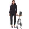 Women’s 100% Cotton Full Sleeve Spread Collar Solid Formal Shirt