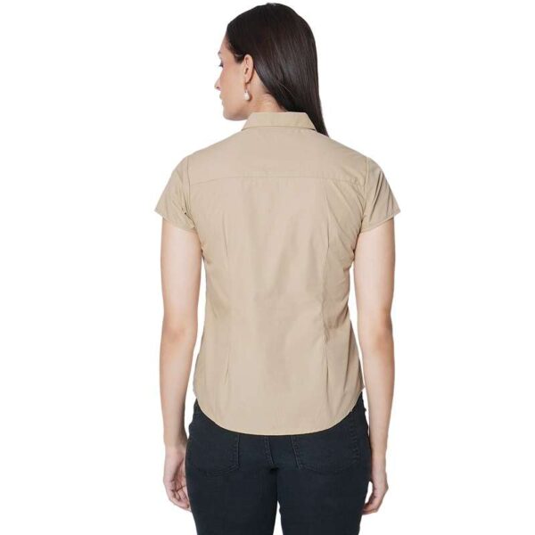 Women's Half Sleeve Solid Formal Shirt Regular Fit