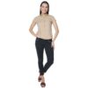 Women's Half Sleeve Solid Formal Shirt Regular Fit