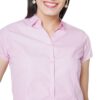 Women's Half Sleeve Solid Formal Shirt Regular Fit