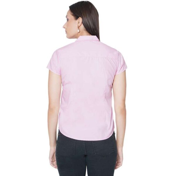 Women's Half Sleeve Solid Formal Shirt Regular Fit