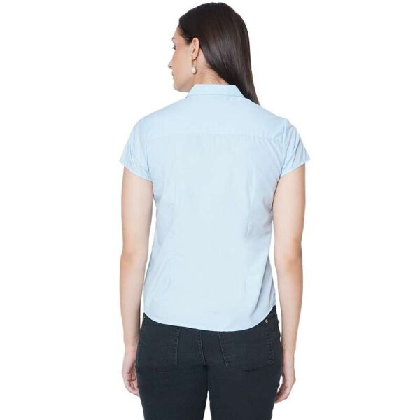 Women's Half Sleeve Solid Formal Shirt Regular Fit