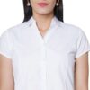 Women's Half Sleeve Solid Formal Shirt Regular Fit