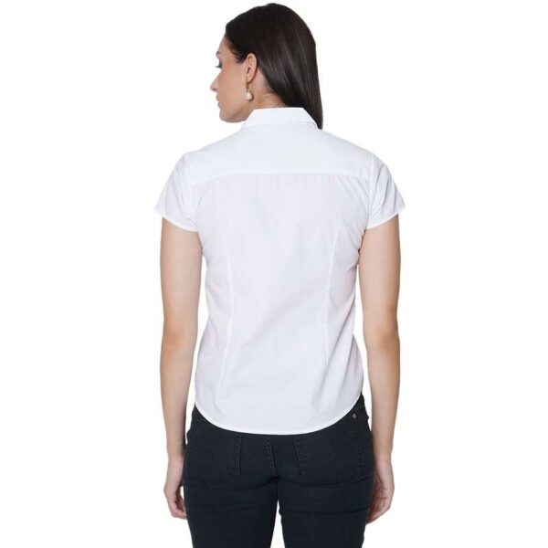 Women's Half Sleeve Solid Formal Shirt Regular Fit