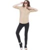 Regular Fit Solid 3/4 Formal Shirt For Women