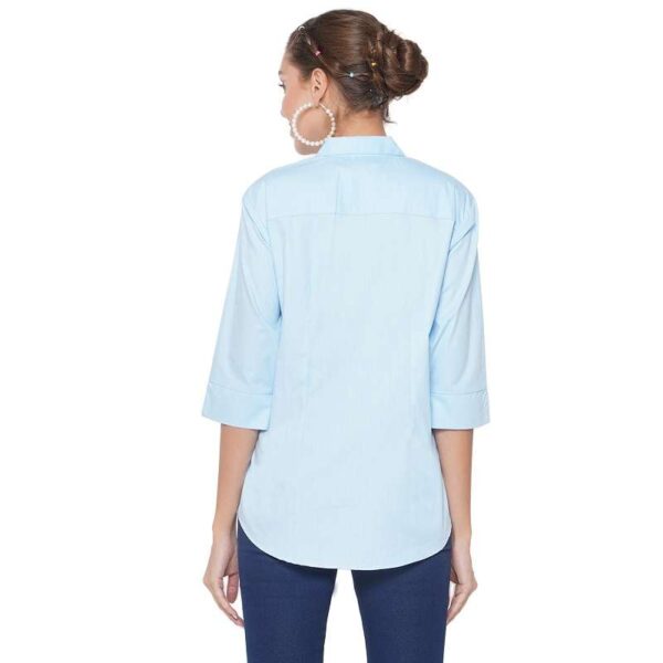 Women Regular Fit Solid Formal Shirt