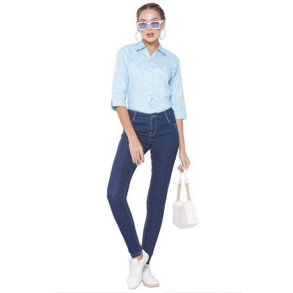 Women Regular Fit Solid Formal Shirt