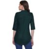Women's Rayon 3/4th Sleeve Solid Casual Shirt