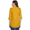 Women's Rayon 3/4th Sleeve Solid Casual Shirt