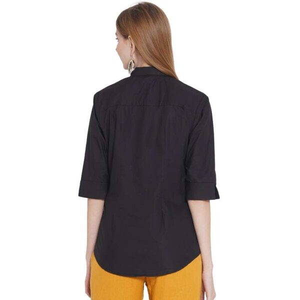 Women Regular Fit Solid Formal Shirt