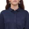Women’s 100% Cotton Full Sleeve Spread Collar Solid Formal Shirt