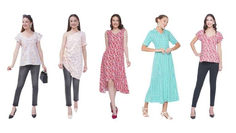 Stylish cotton top for women in solid color